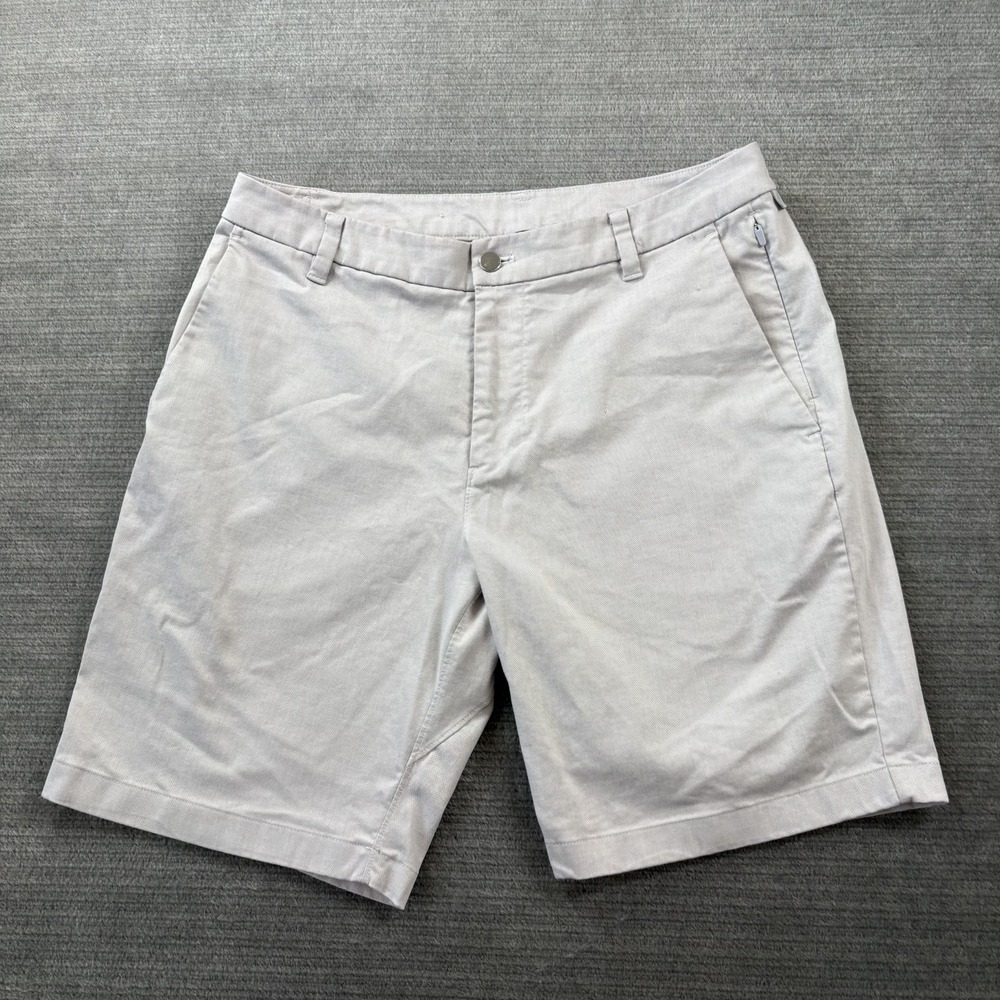 Lululemon Commission Shorts Men 33x9 Gray Casual Office Casual Golf Athleisure